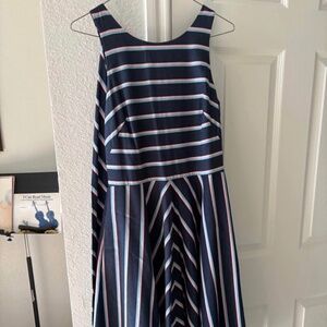 Eliza J Blue and Pink Dress Size 8
